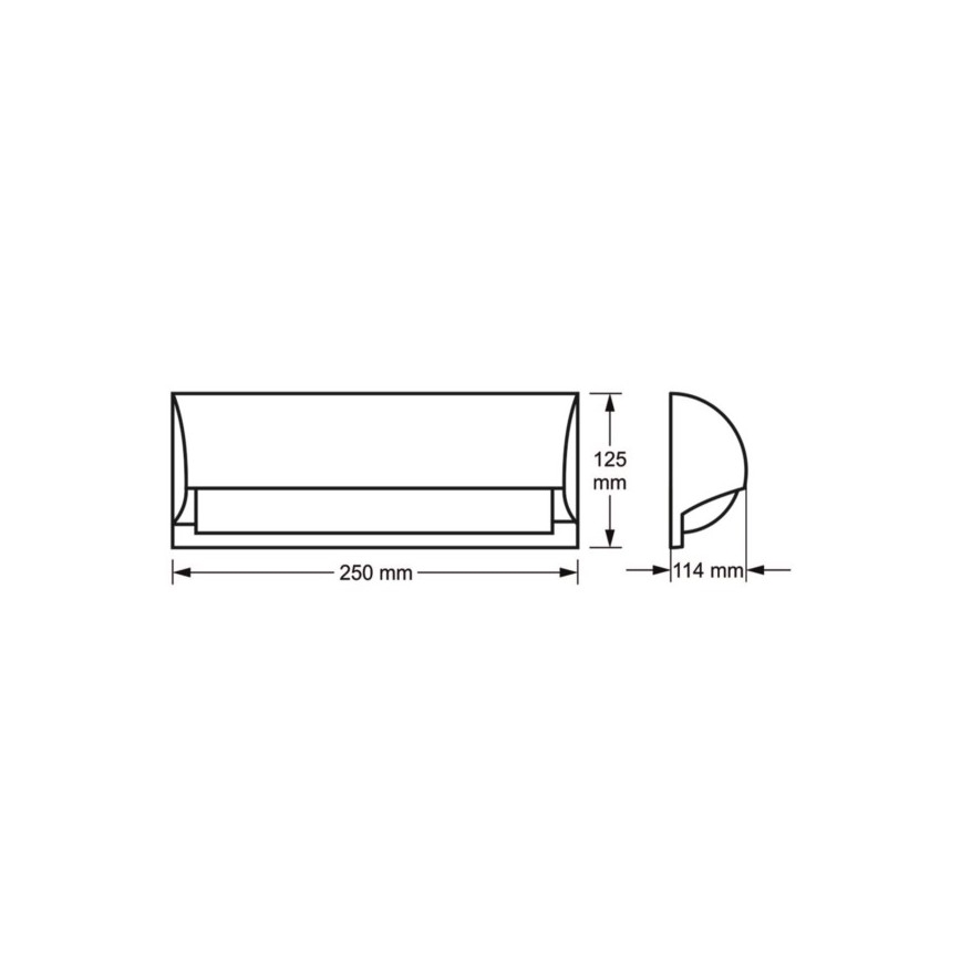 Väli seinavalgusti FREON 1xE27/60W/230V IP54 antratsiit