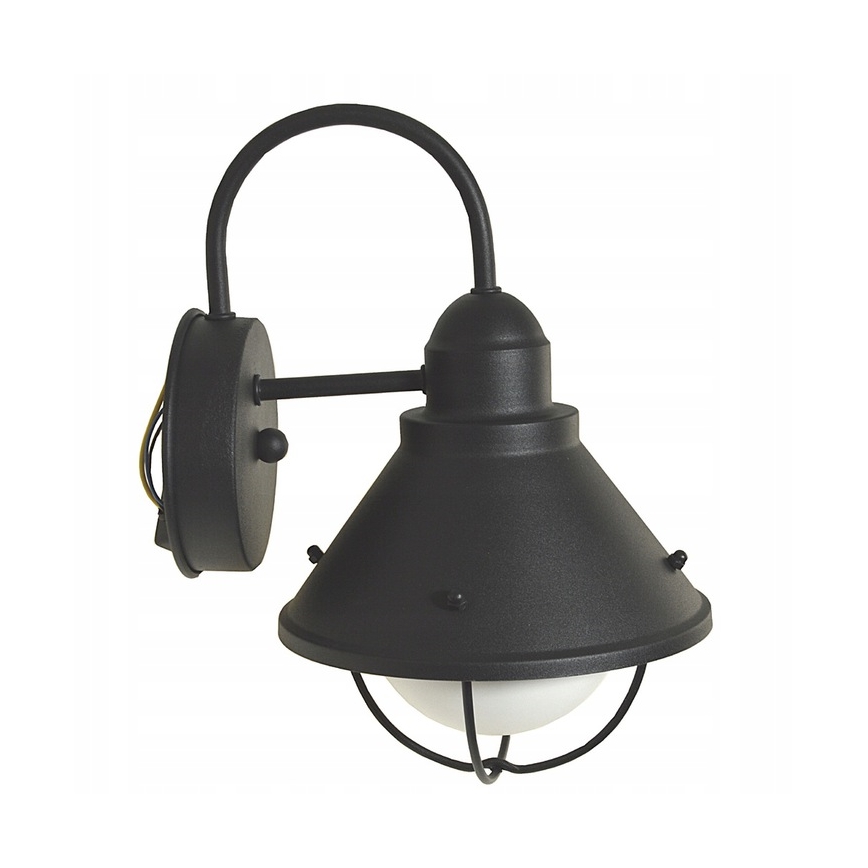Väli seinavalgusti LAVINA 1xE27/60W/230V IP44 must