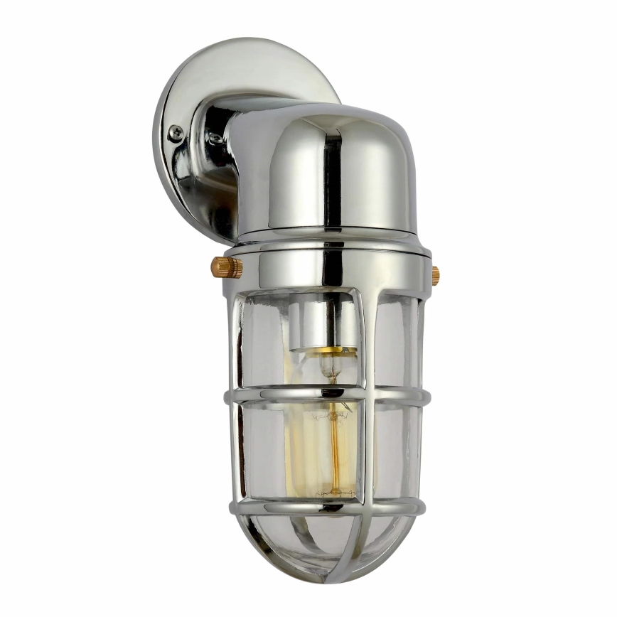 Väli seinavalgusti LUND 1xE27/12W/230V IP44 läikiv kroom