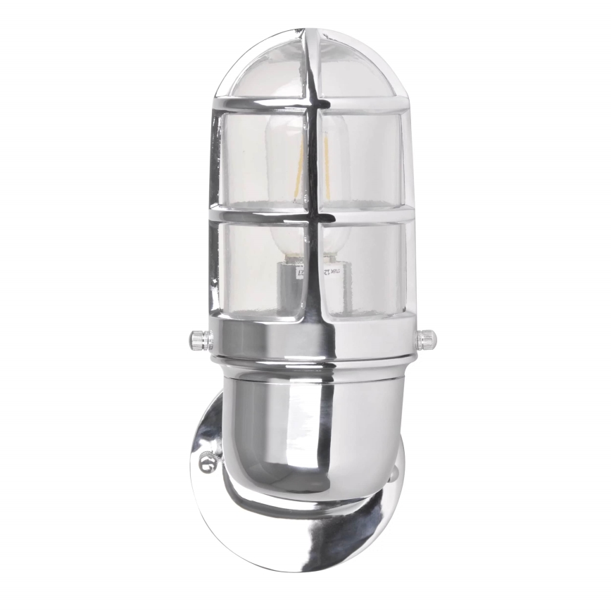 Väli seinavalgusti LUND 1xE27/12W/230V IP44 läikiv kroom