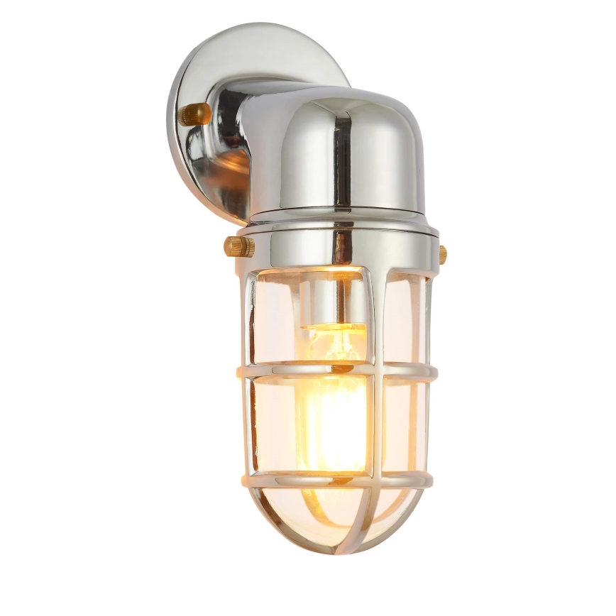 Väli seinavalgusti LUND 1xE27/12W/230V IP44 läikiv kroom