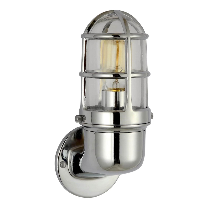Väli seinavalgusti LUND 1xE27/12W/230V IP44 läikiv kroom