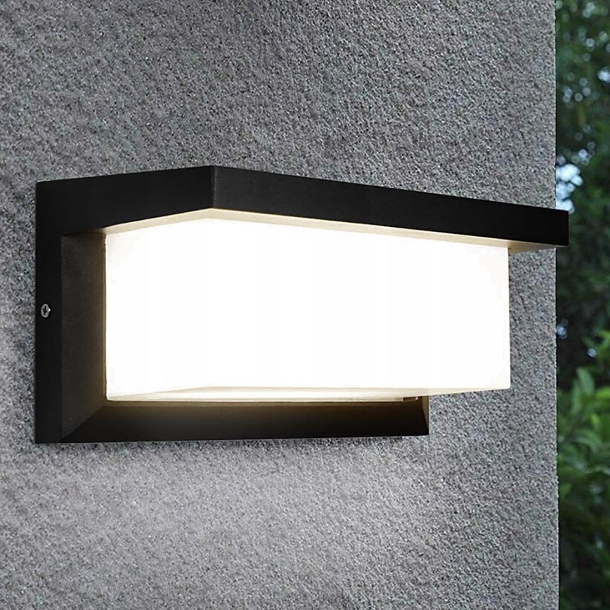 Väli seinavalgusti NEELY 1xE27/12W/230V IP54 must