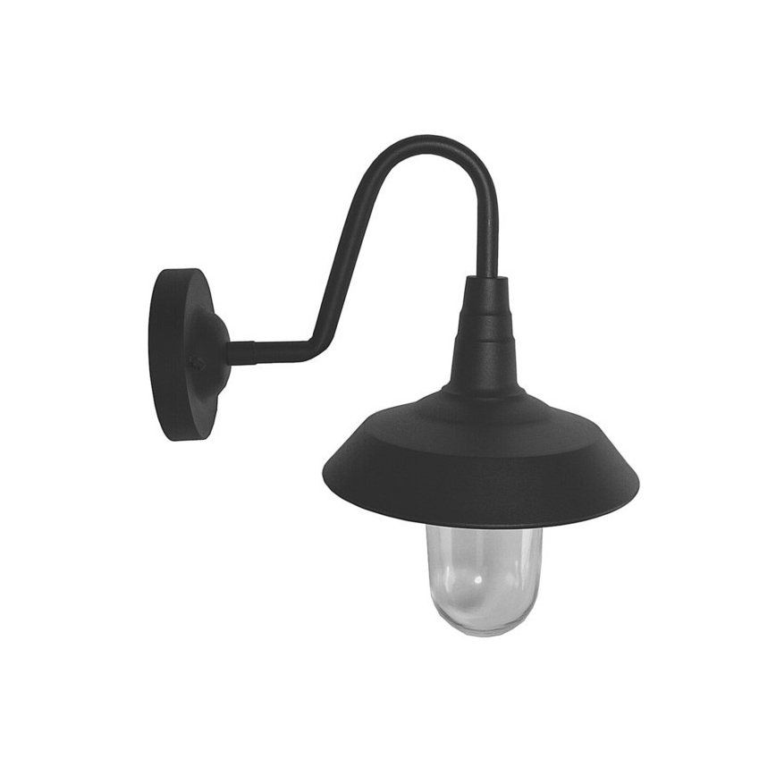Väli seinavalgusti NILDA 1xE27/60W/230V IP44 must