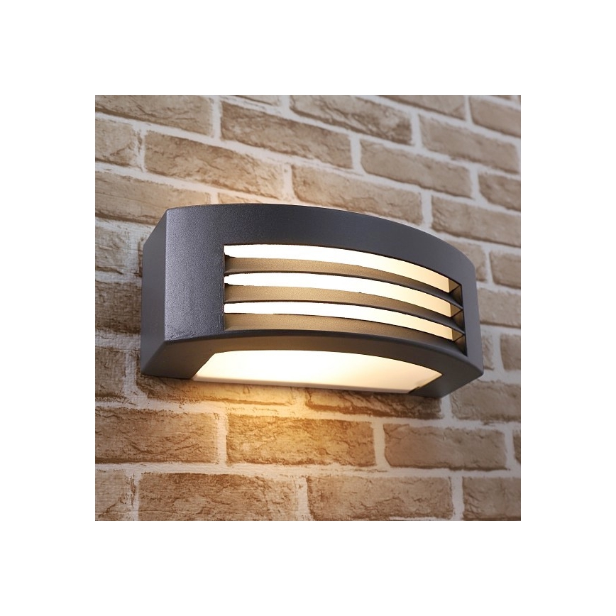 Väli seinavalgusti OLIANA 1xE27/60W/230V IP54 antratsiit