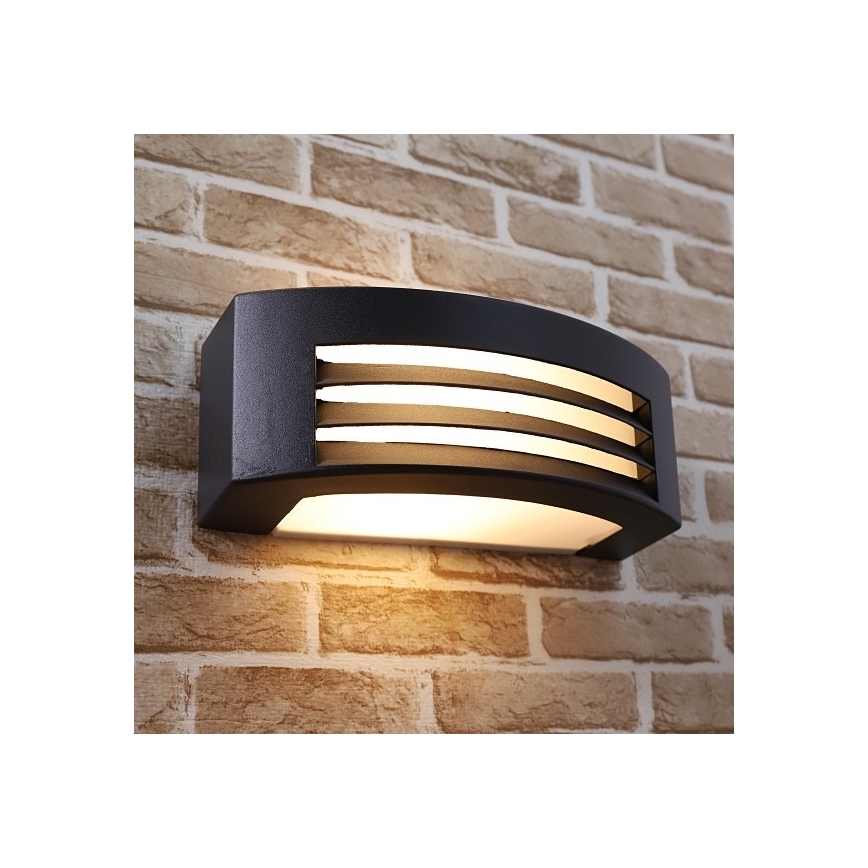 Väli seinavalgusti OLIANA 1xE27/60W/230V IP54 must