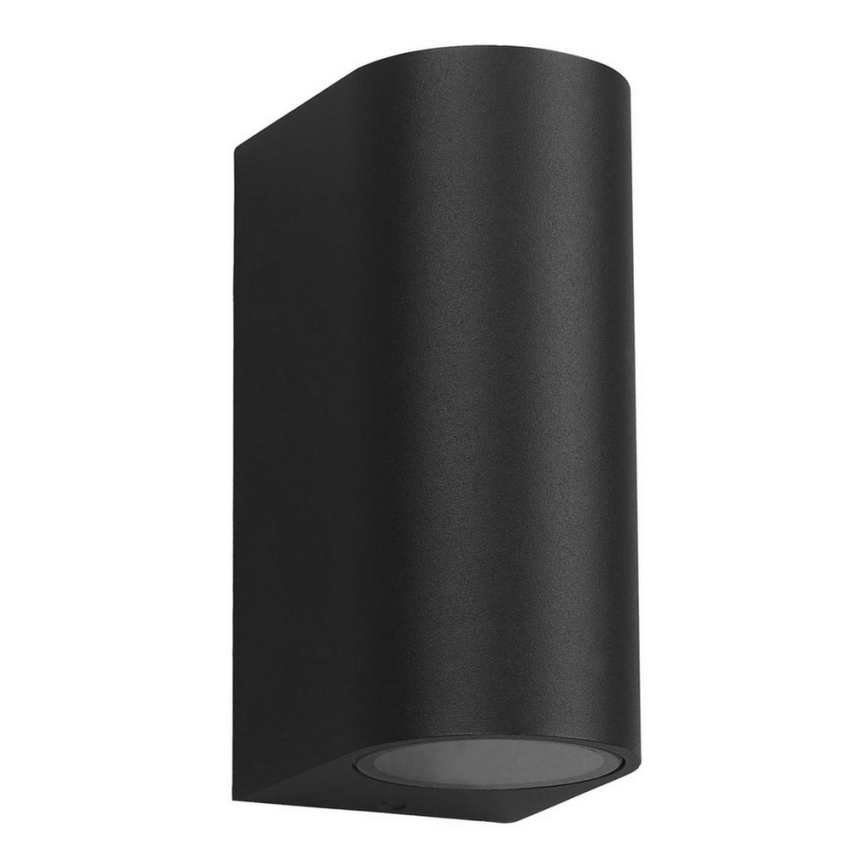 Väli seinavalgusti OVALIS 2xGU10/35W/230V IP44 must