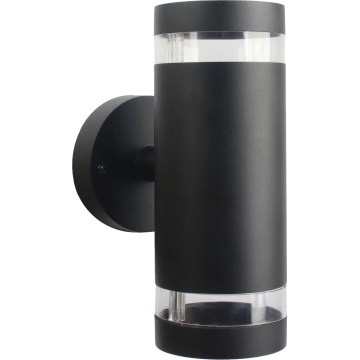 Väli seinavalgusti RINO 2xGU10/12W/230V IP54 must