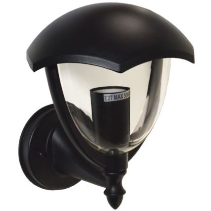 Väli seinavalgusti SANTIGO 1xE27/50W/230V IP54 must