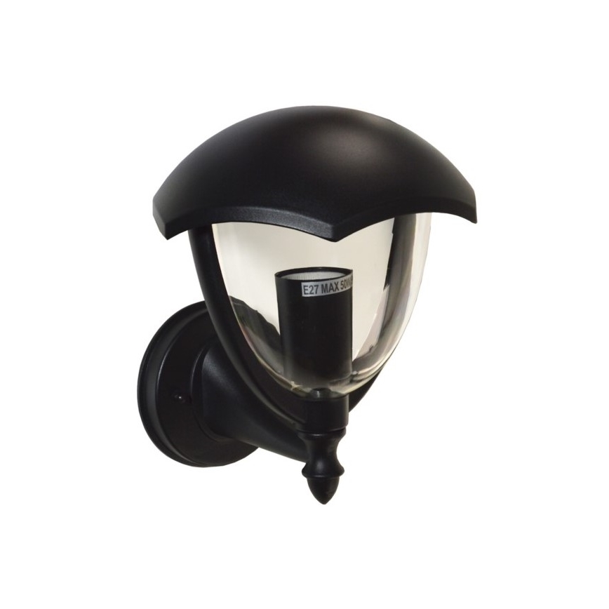 Väli seinavalgusti SANTIGO 1xE27/50W/230V IP54 must