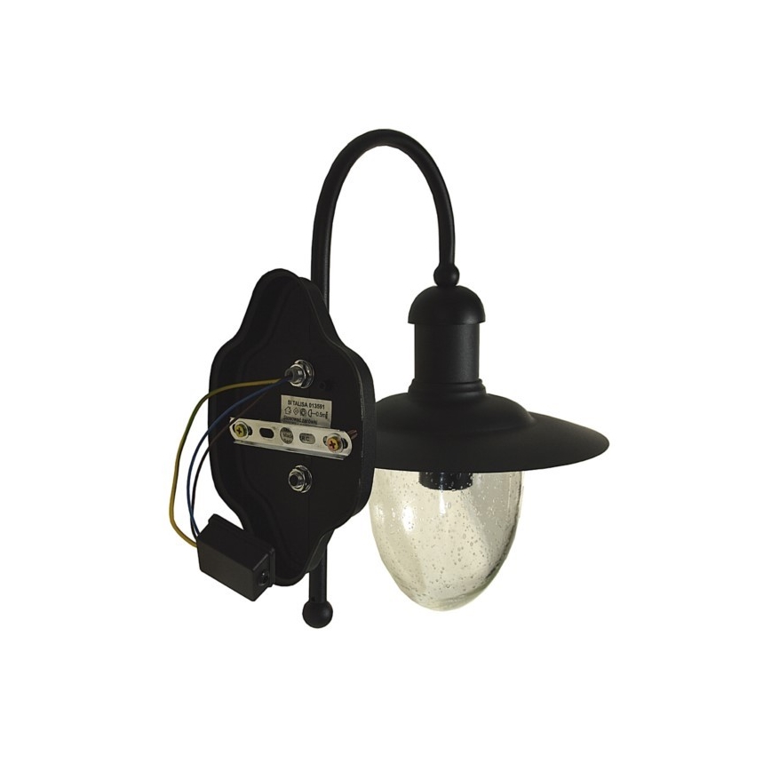 Väli seinavalgusti TALISA 1xE27/60W/230V IP44 must