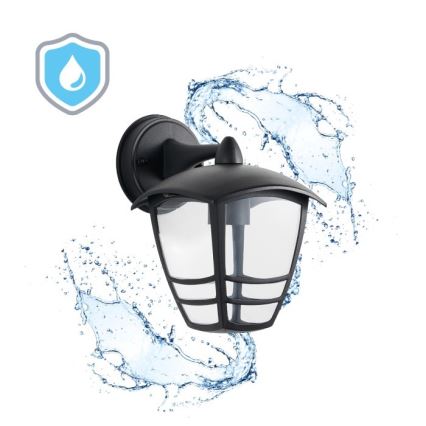 Väli seinavalgusti TEVIO KD 1xE27/60W/230V IP54 must
