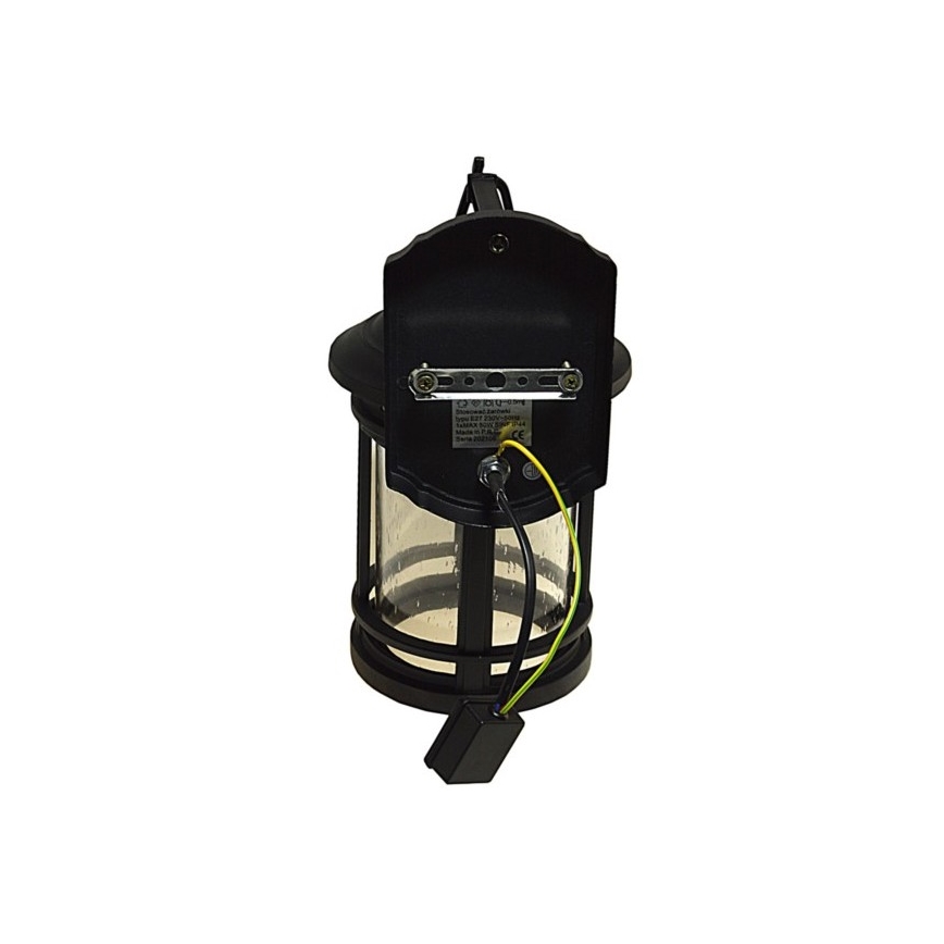 Väli seinavalgusti ULAN 1xE27/60W/230V IP44 must
