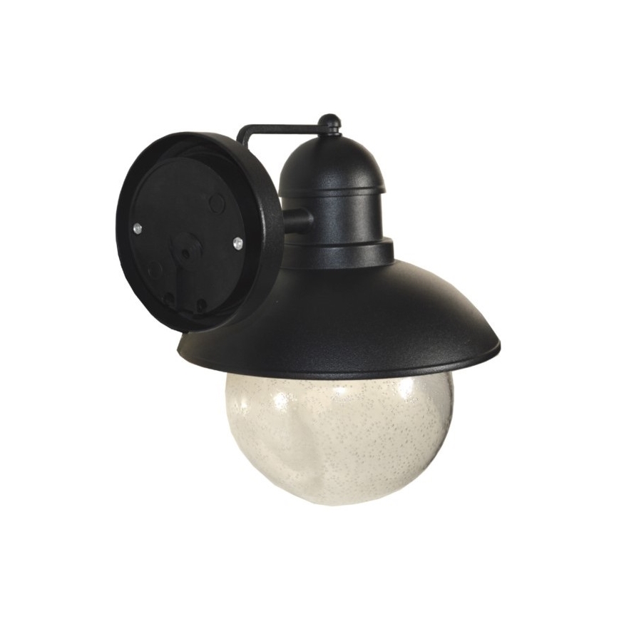 Väli seinavalgusti WILDA 1xE27/60W/230V IP44 must