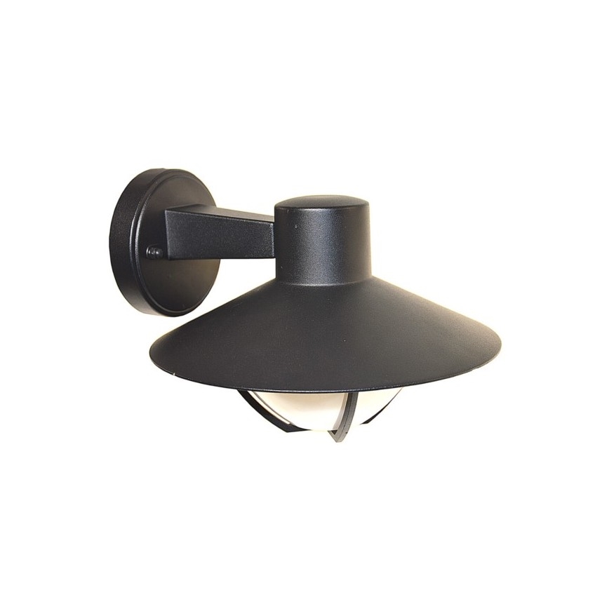 Väli seinavalgusti ZALIKA 1xE27/60W/230V IP44 must