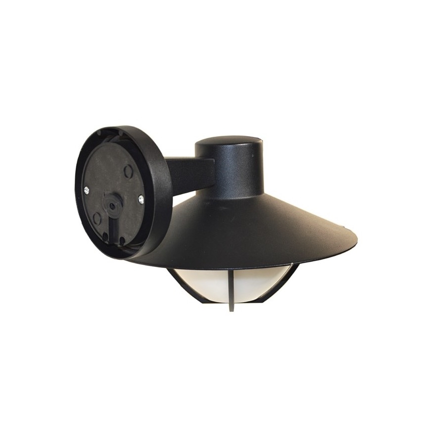 Väli seinavalgusti ZALIKA 1xE27/60W/230V IP44 must