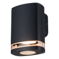 Väli seinavalgusti ZEVI 1xGU10/10W/230V IP54 must