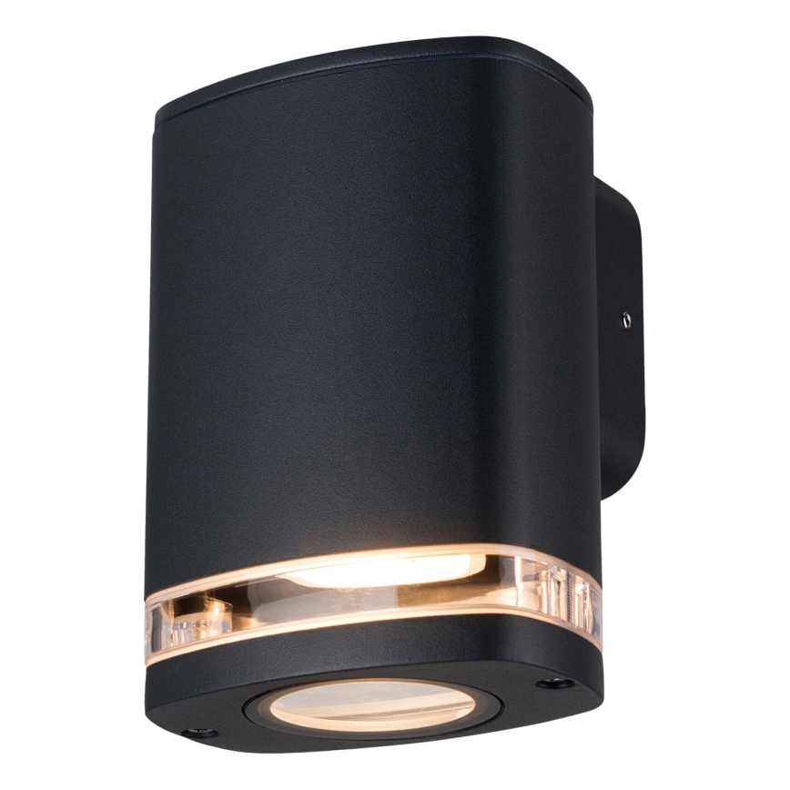 Väli seinavalgusti ZEVI 1xGU10/10W/230V IP54 must