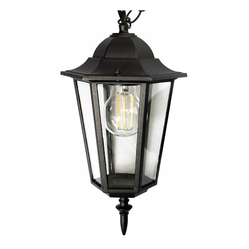 Välilühter 1xE27/20W/230V IP43 must