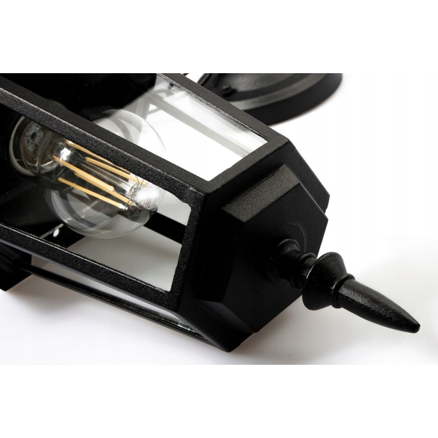 Välilühter 1xE27/20W/230V IP43 must