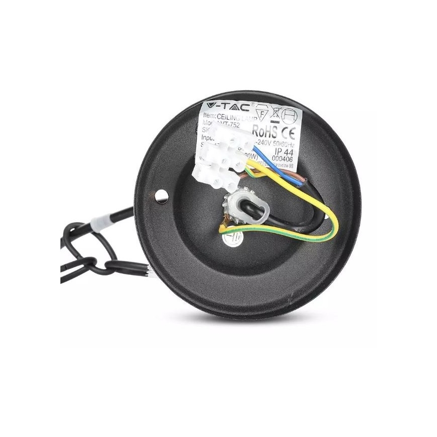 Välilühter 1xE27/40W/230V IP44 must