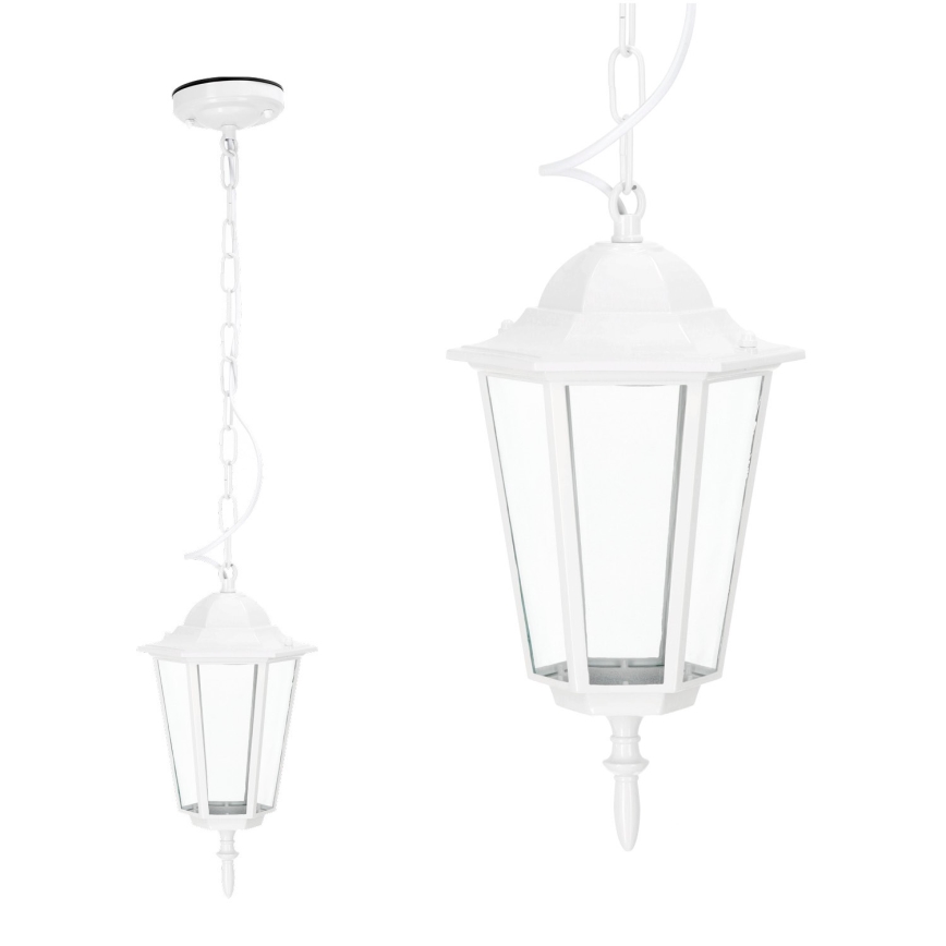 Välilühter 1xE27/60W/230V IP44 valge