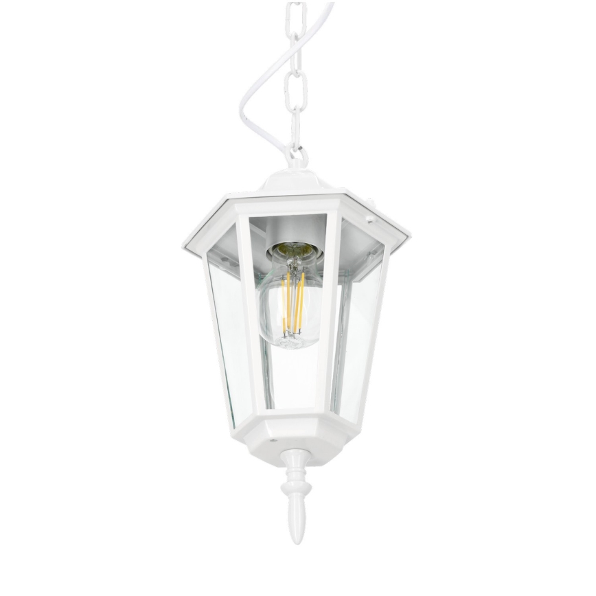 Välilühter 1xE27/60W/230V IP44 valge