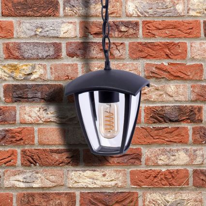 Välilühter FOX 1xE27/40W/230V IP44 must