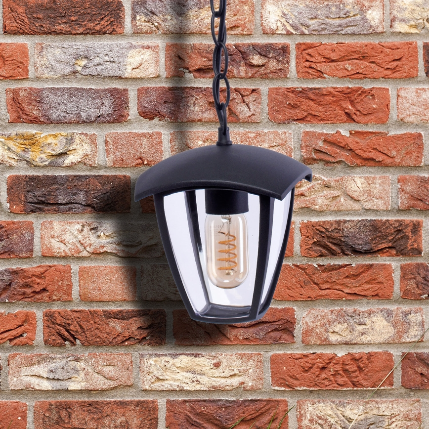 Välilühter FOX 1xE27/40W/230V IP44 must