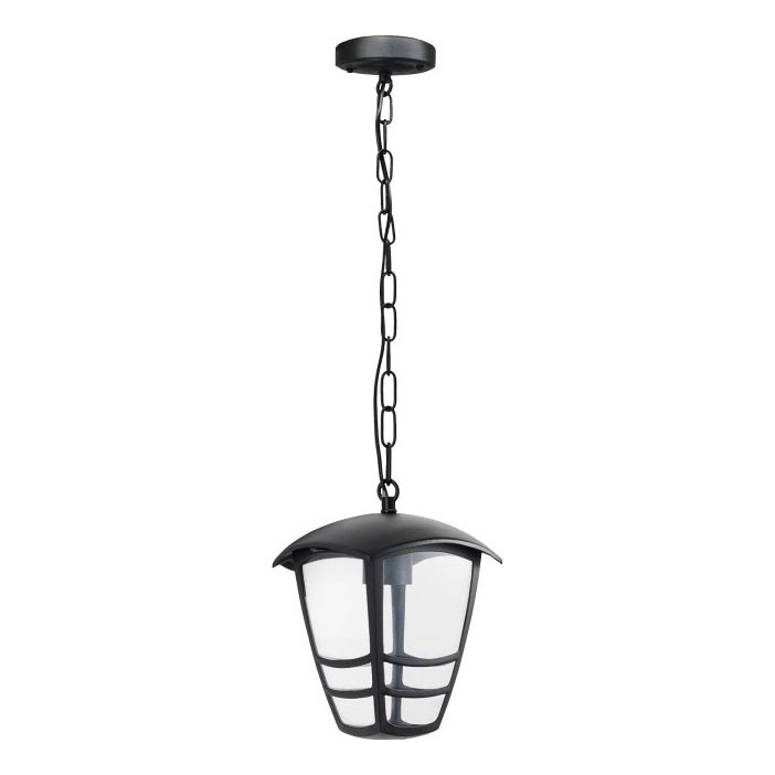 Välilühter TEVIO 1xE27/60W/230V IP54 must