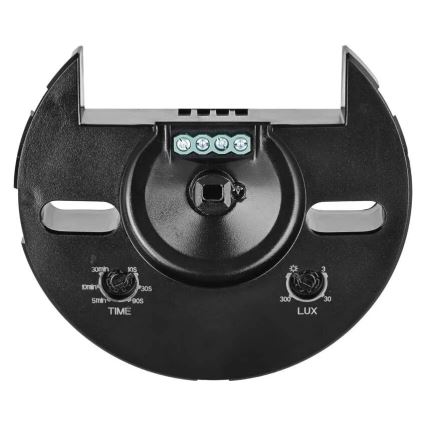 Välisliikumis- ja hämarusandur PIR 2000W/230V IP65 must
