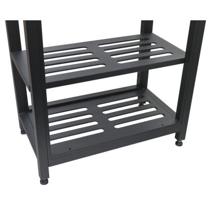 Välismooduli laud 80x47x123 cm must/roostevaba teras