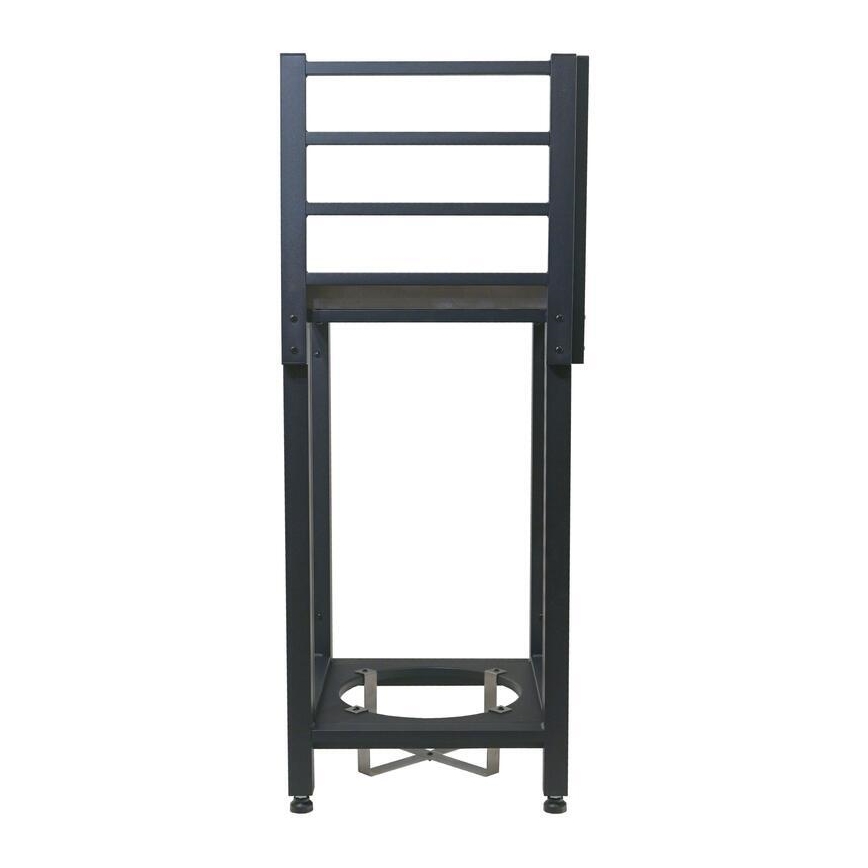 Välisnurkmoodul 47x47x123 cm must/roostevaba teras