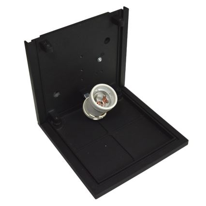 Välisseina valgusti JAVEN 1xE27/60W/230V IP44 must