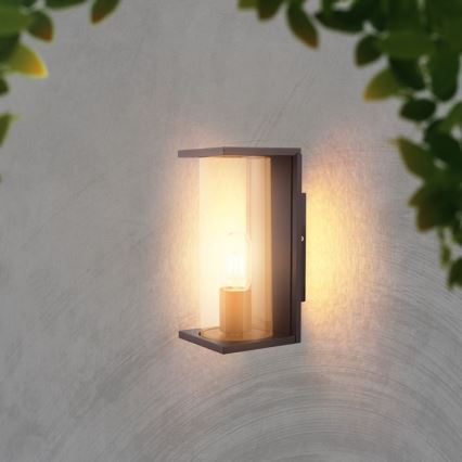 Välisseinale mõeldud seinavalgusti 1xE27/60W/230V IP44, must