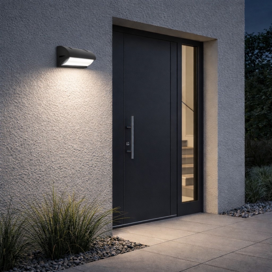 Välisseinale mõeldud seinavalgusti FREON 1xE27/50W/230V IP54 antratsiit