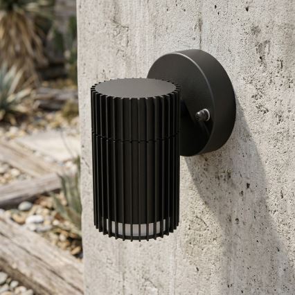 Välisseinale paigaldatav suunatav seinavalgusti LANTHEA 1xGU10/11W/230V IP44 must