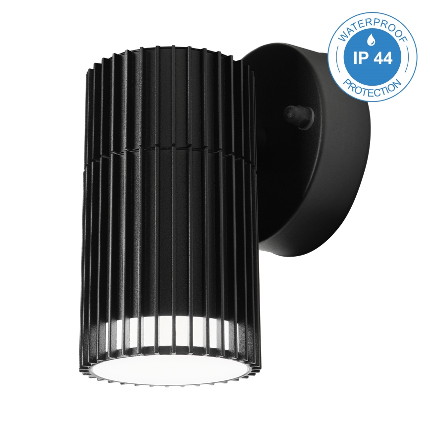 Välisseinale paigaldatav suunatav seinavalgusti LANTHEA 1xGU10/11W/230V IP44 must