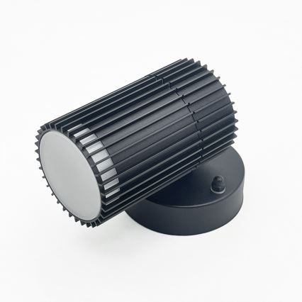 Välisseinale paigaldatav suunatav seinavalgusti LANTHEA 1xGU10/11W/230V IP44 must