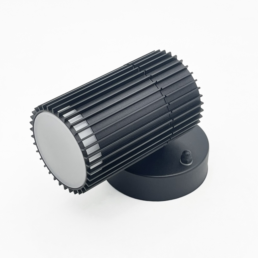 Välisseinale paigaldatav suunatav seinavalgusti LANTHEA 1xGU10/11W/230V IP44 must