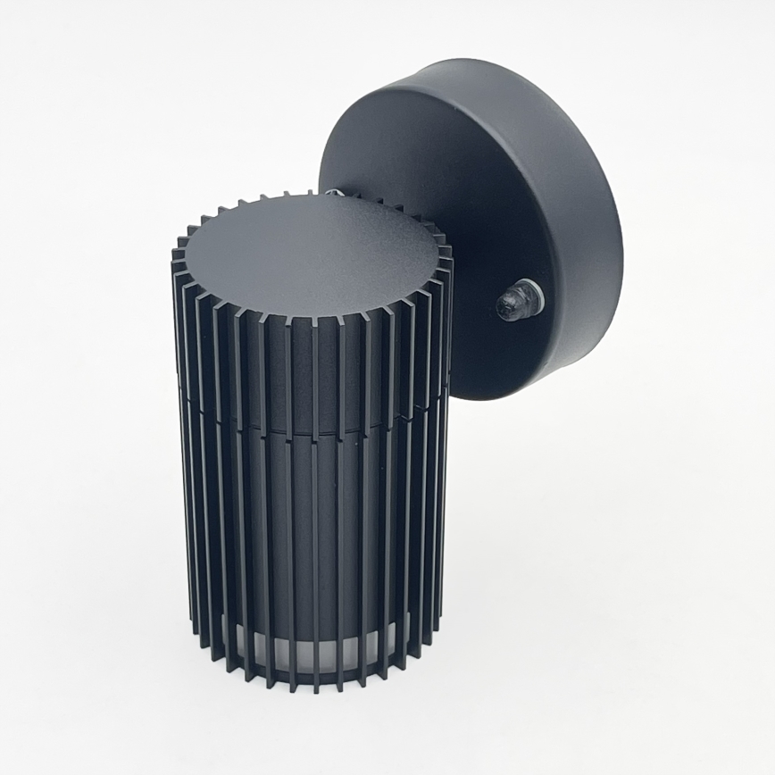 Välisseinale paigaldatav suunatav seinavalgusti LANTHEA 1xGU10/11W/230V IP44 must