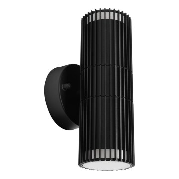 Välisseinale paigaldatav suunav seinavalgusti LANTHEA 2xGU10/11W/230V IP44 must