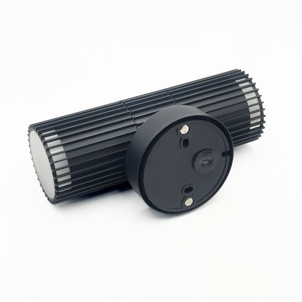 Välisseinale paigaldatav suunav seinavalgusti LANTHEA 2xGU10/11W/230V IP44 must