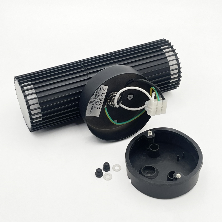 Välisseinale paigaldatav suunav seinavalgusti LANTHEA 2xGU10/11W/230V IP44 must