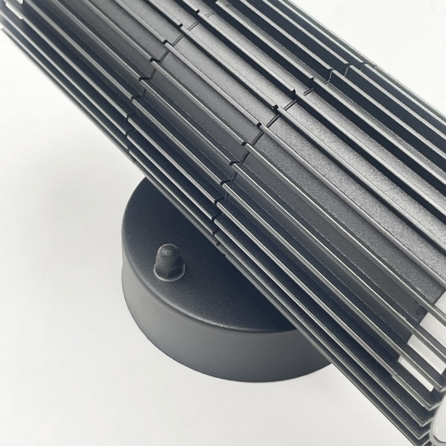 Välisseinale paigaldatav suunav seinavalgusti LANTHEA 2xGU10/11W/230V IP44 must