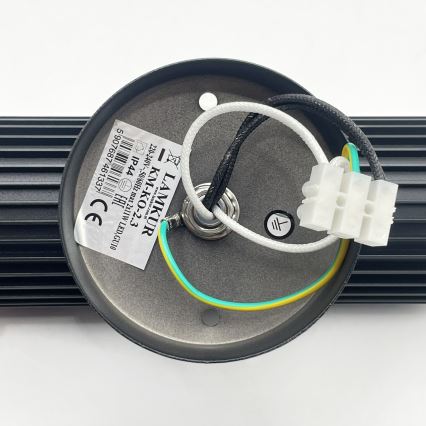 Välisseinale paigaldatav suunav seinavalgusti LANTHEA 2xGU10/11W/230V IP44 must