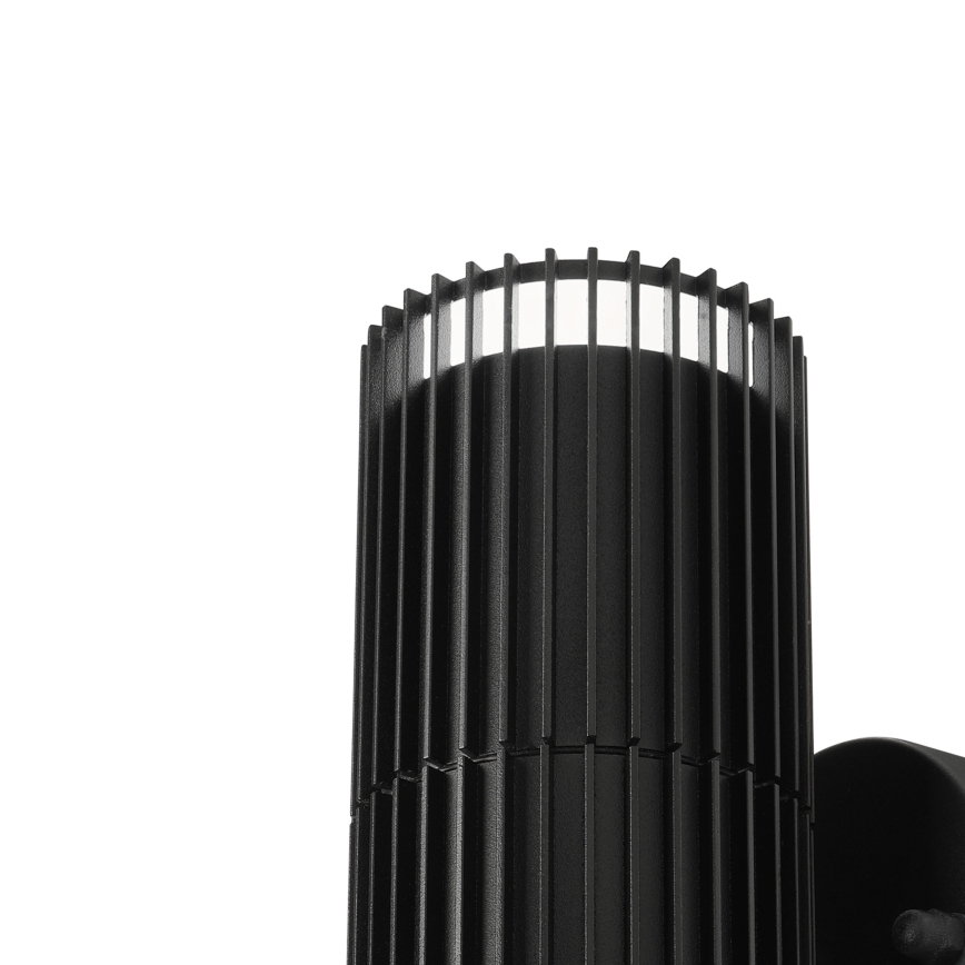 Välisseinale paigaldatav suunav seinavalgusti LANTHEA 2xGU10/11W/230V IP44 must