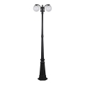 Välisvalgusti 2xE27/60W/230V IP44 199 cm must