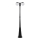 Välisvalgusti 2xE27/60W/230V IP44 199 cm must