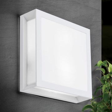 Välisvalgusti HENRY 2xE27/15W/230V 26x26 cm IP44 valge